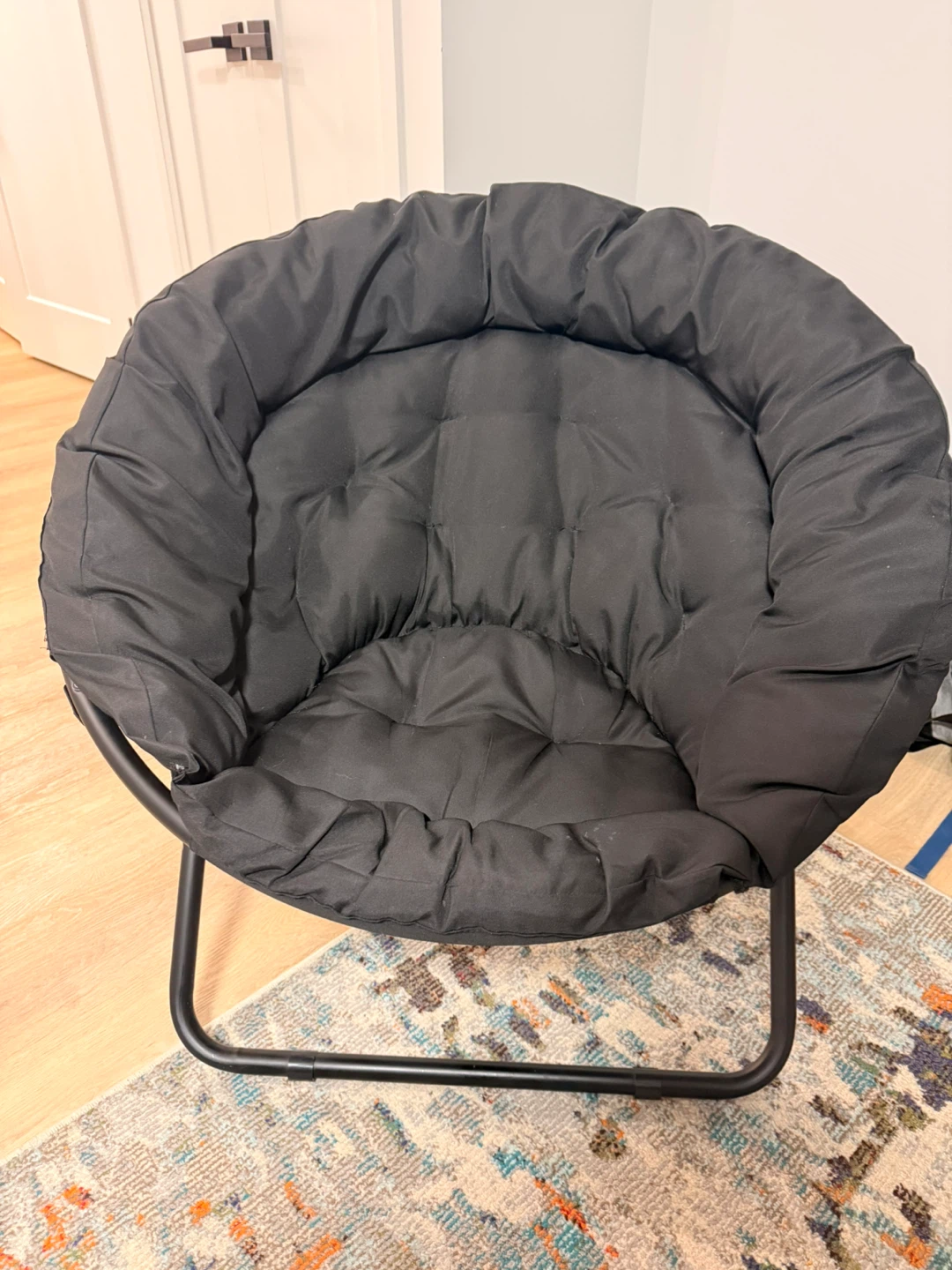 Black Saucer Chair - photo 2