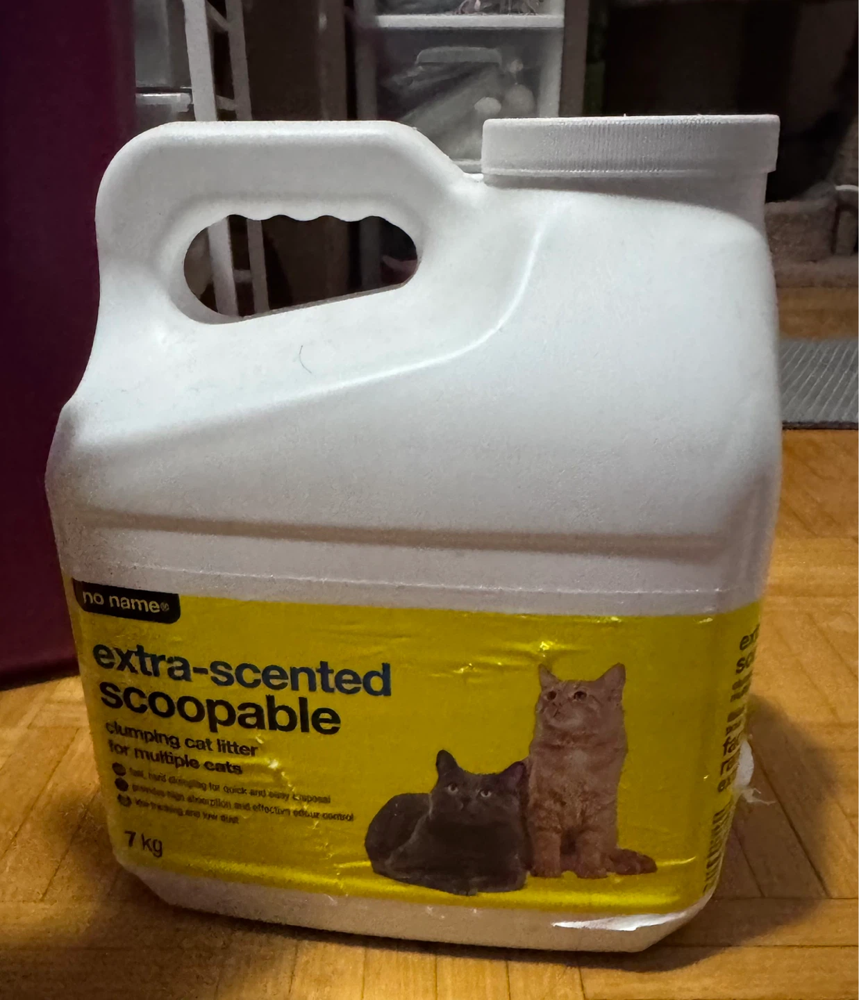 No Name Extra-Scented Scoopable Clumping Cat Litter - 7 kg