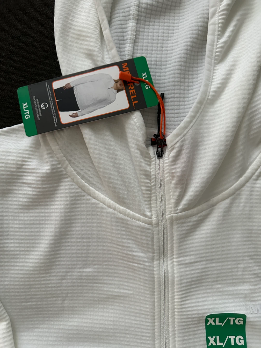 Merrell White Zip-Up Hoodie XL 🌱 - photo 2