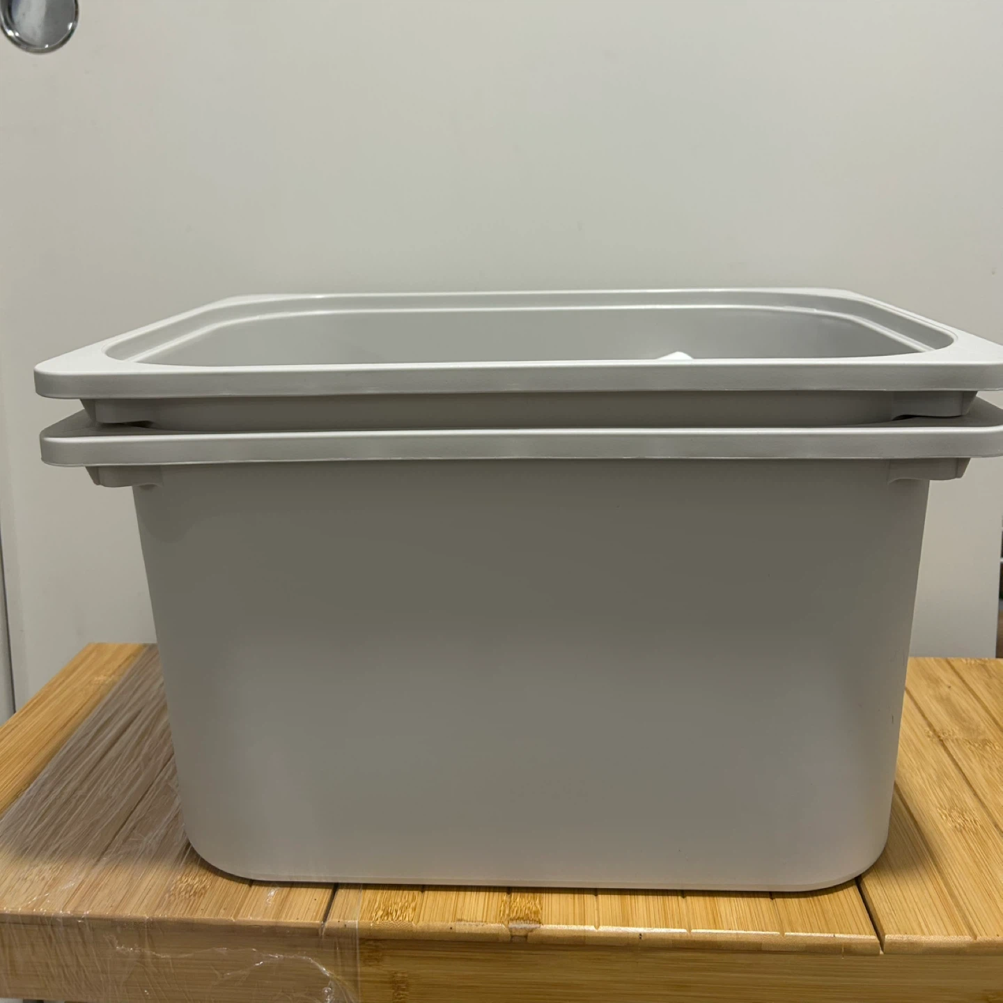 2 IKEA TROFAST Storage Box Grey