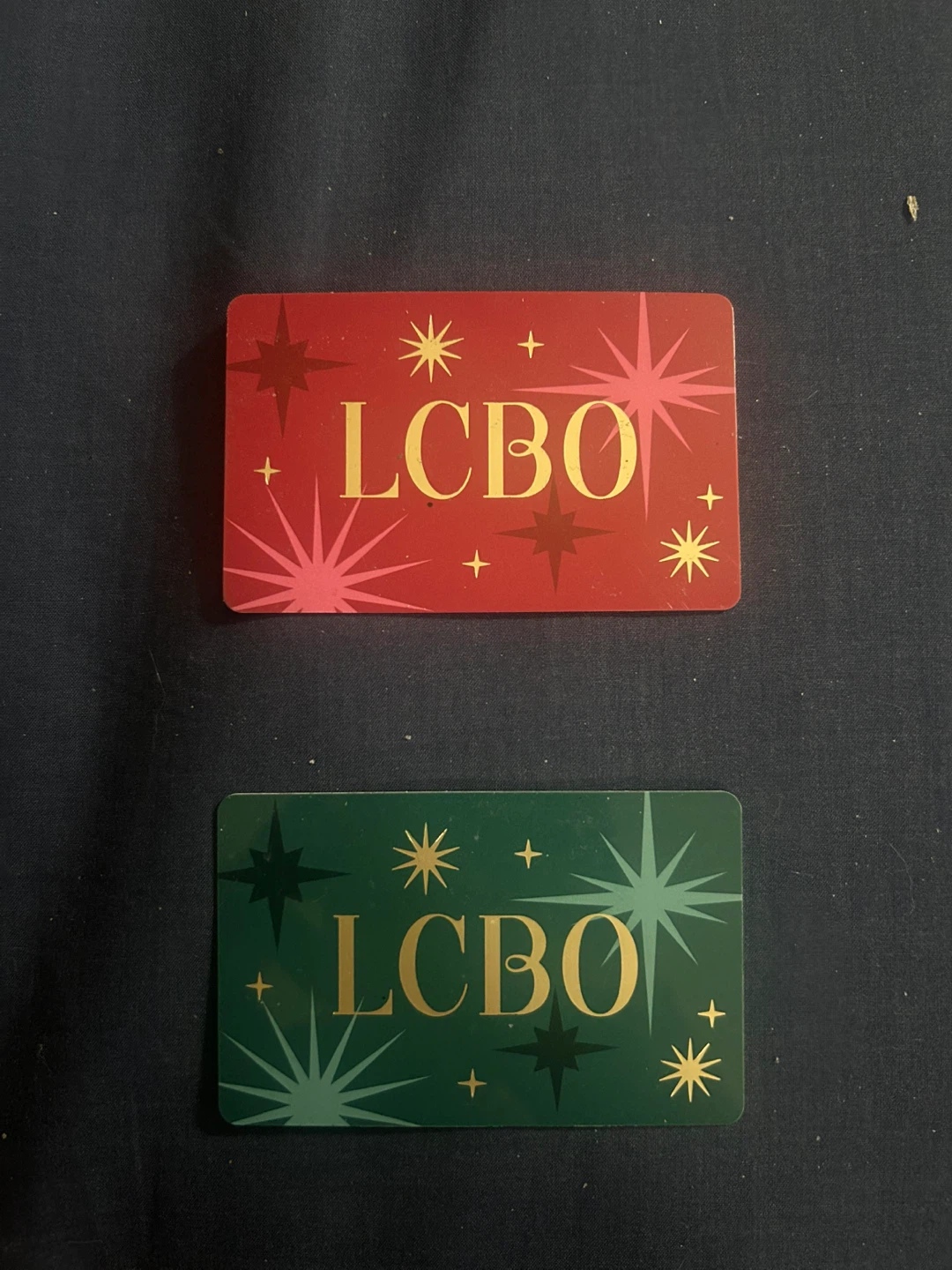 LCBO Gift Cards - Red and Green