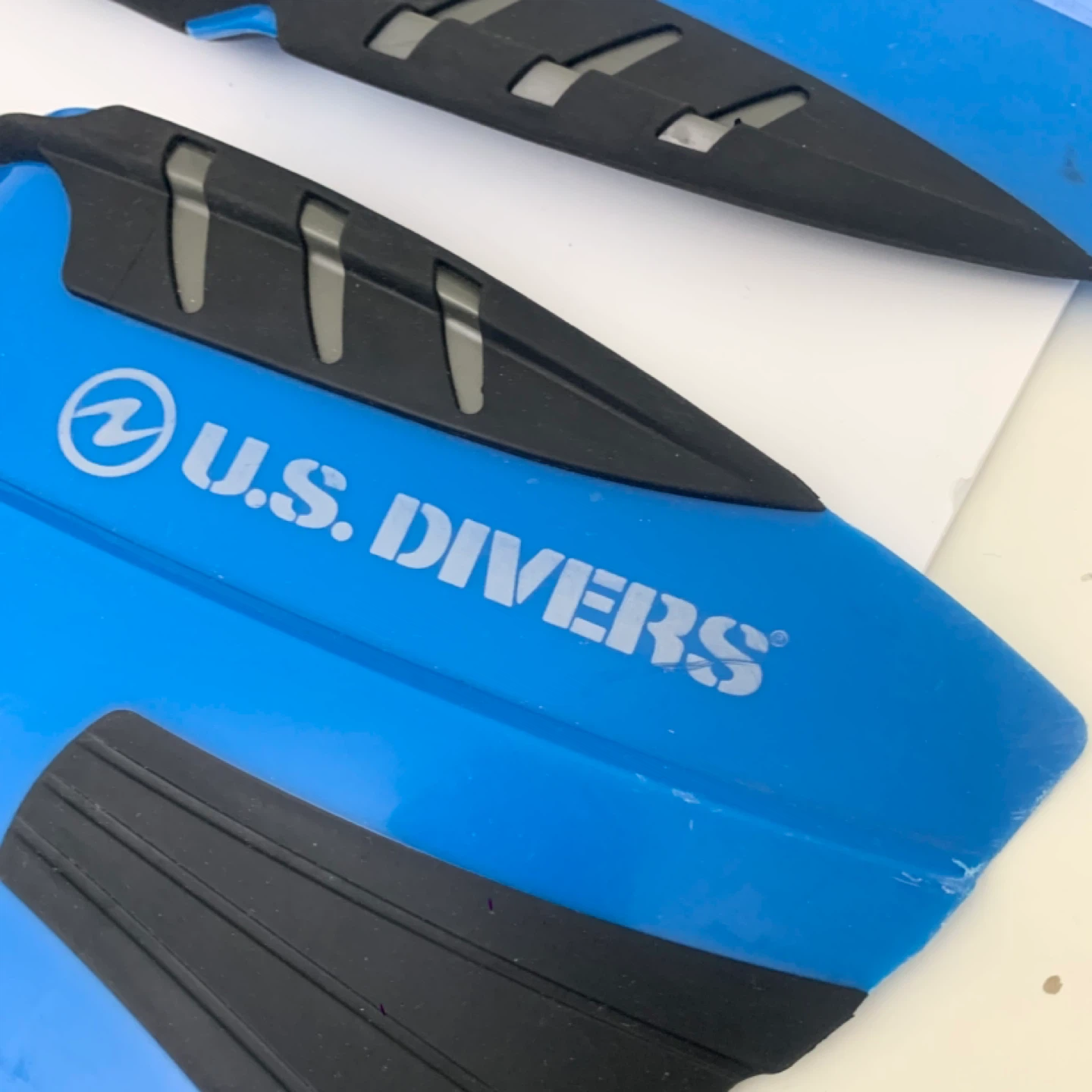 Swim Fins Snorkel US Divers Diving Fins Adjustable Small Blue - photo 4