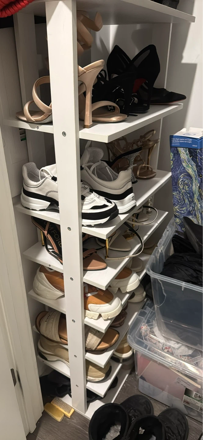 White Shoe Rack Organizer