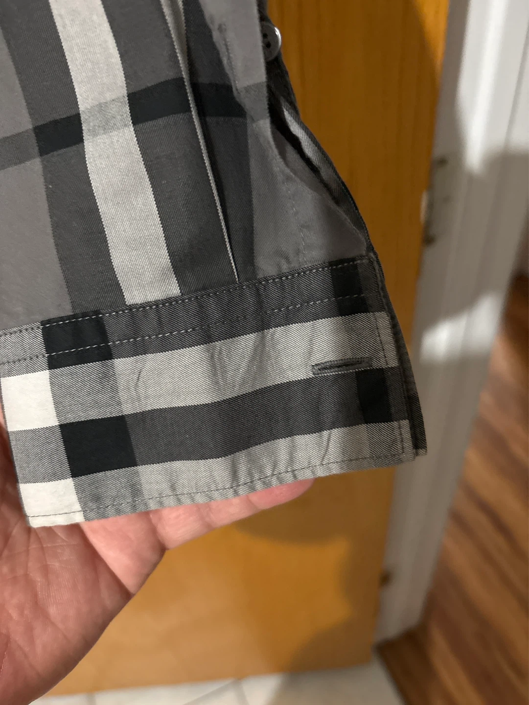 Burberry Brit Plaid Button-Down Shirt - Size L - photo 3