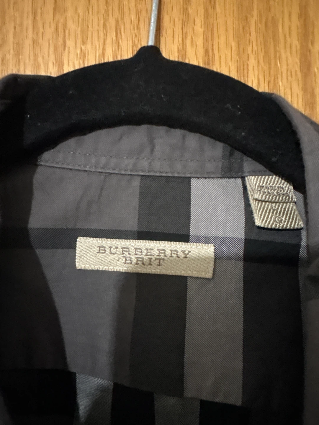 Burberry Brit Plaid Button-Down Shirt - Size L