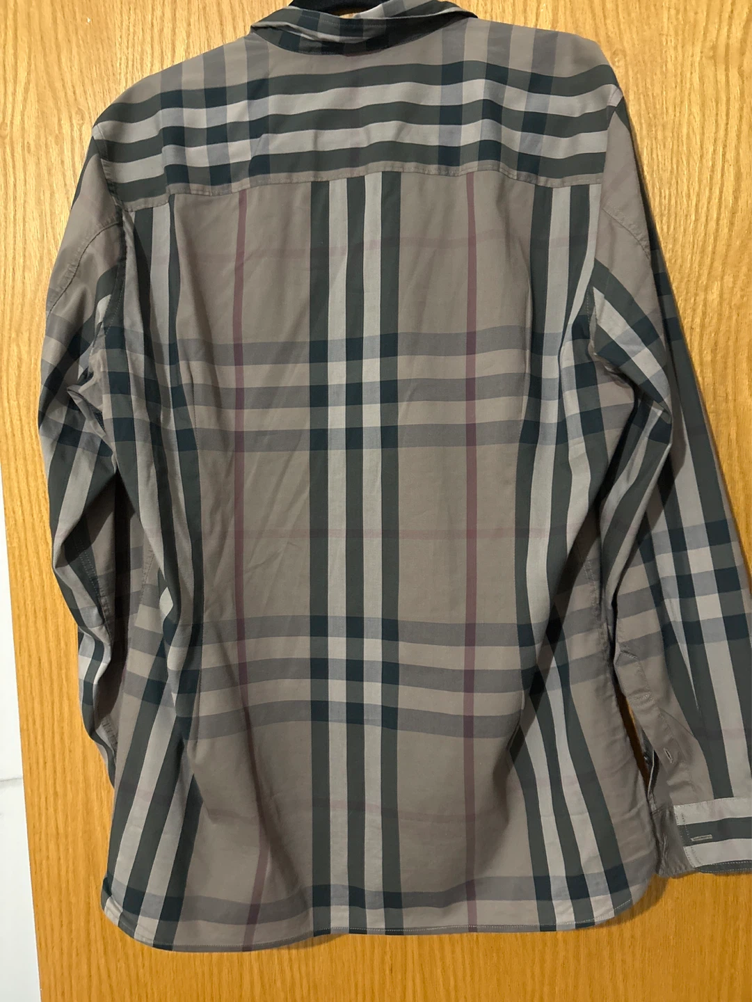 Burberry Brit Men's Plaid Button-Up Shirt - Size L - photo 5