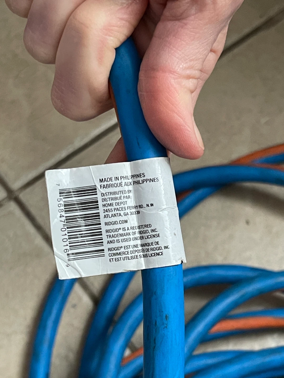 RIDGID 50ft 10-Gauge Contractor Grade Extension Cord - All Weath - photo 2