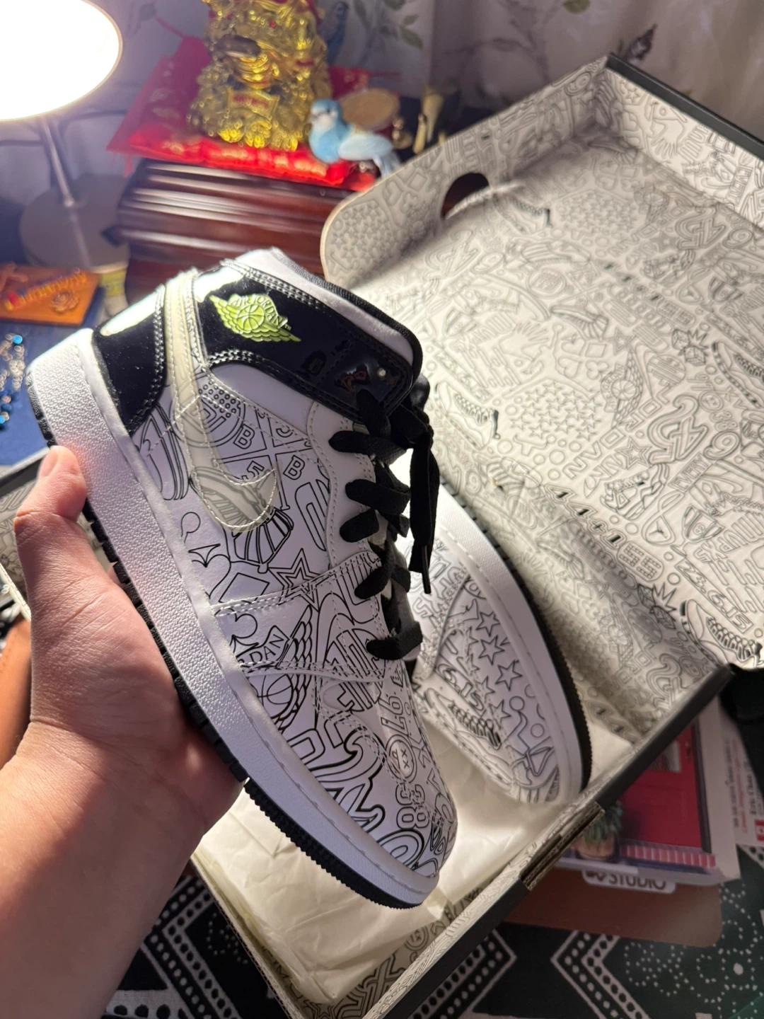 Air Jordan 1 Mid (TD) "DJ Khaled" shoes