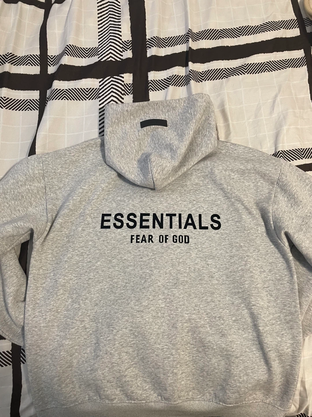 ESSENTIALS Fear of God Grey Hoodie (REP) - photo 2