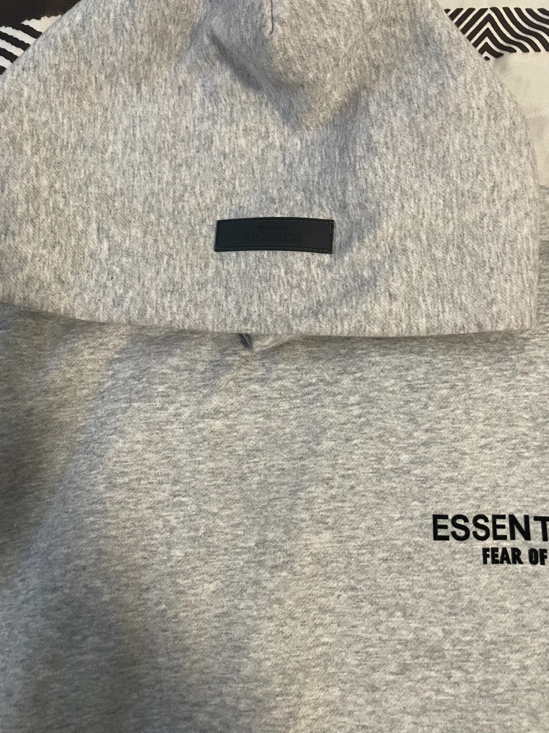 ESSENTIALS Fear of God Grey Hoodie (REP) - photo 4