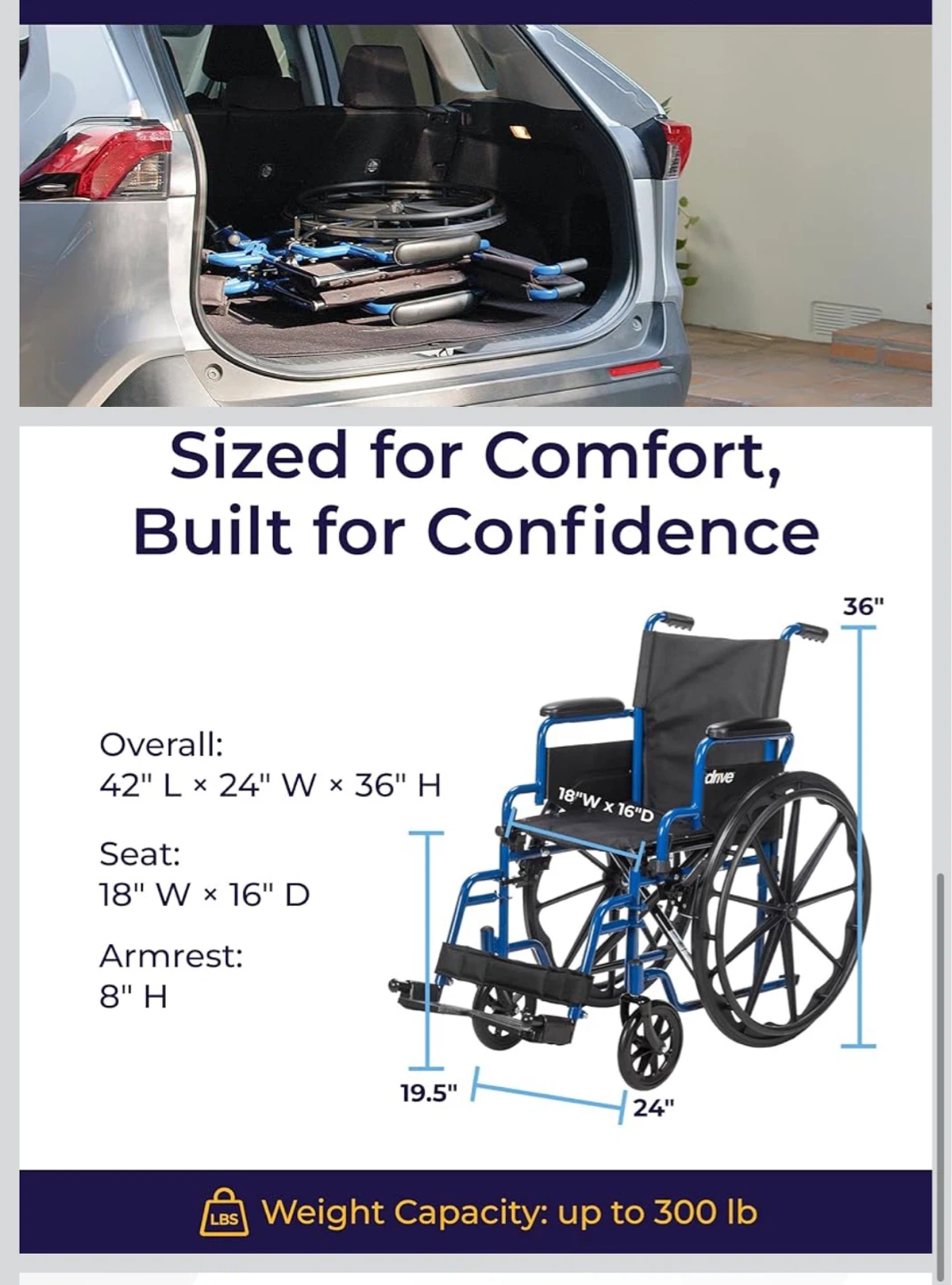 Wheelchair Folding - used once - photo 5