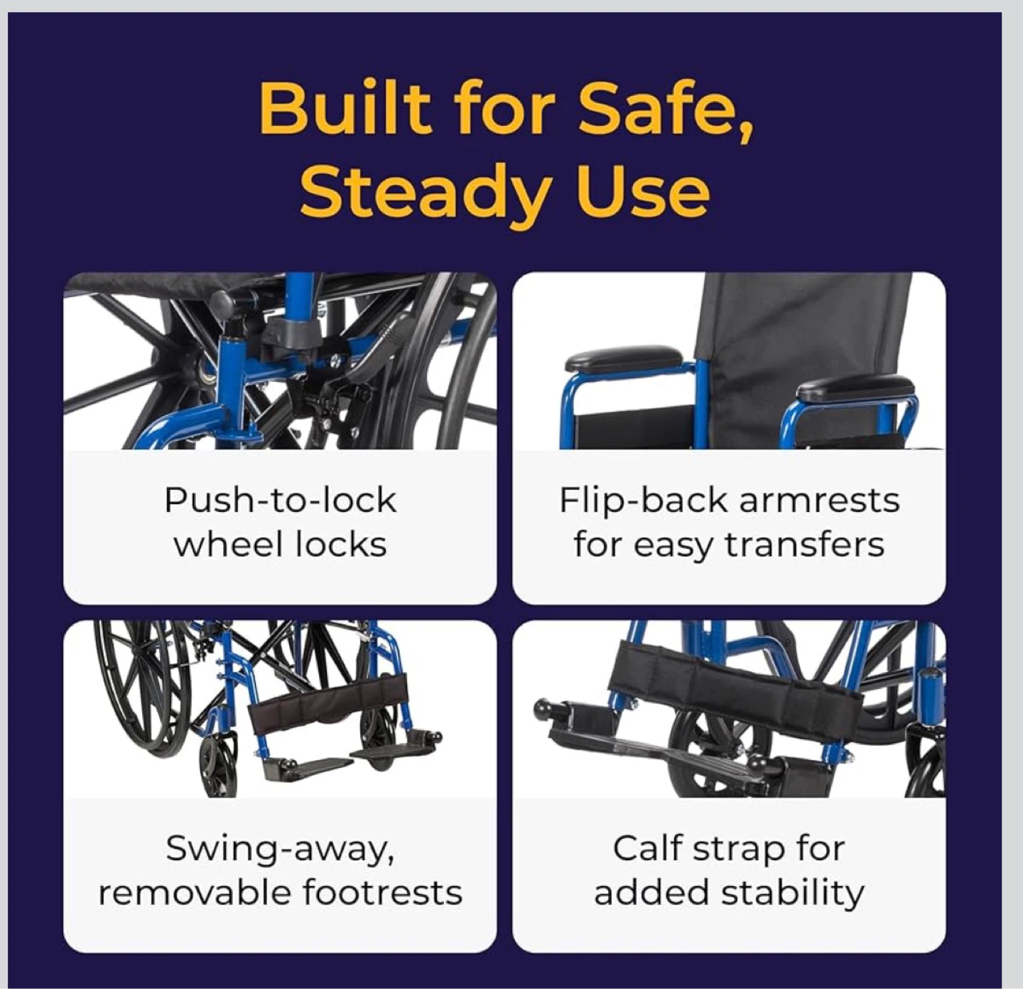 Wheelchair Folding - used once - photo 3