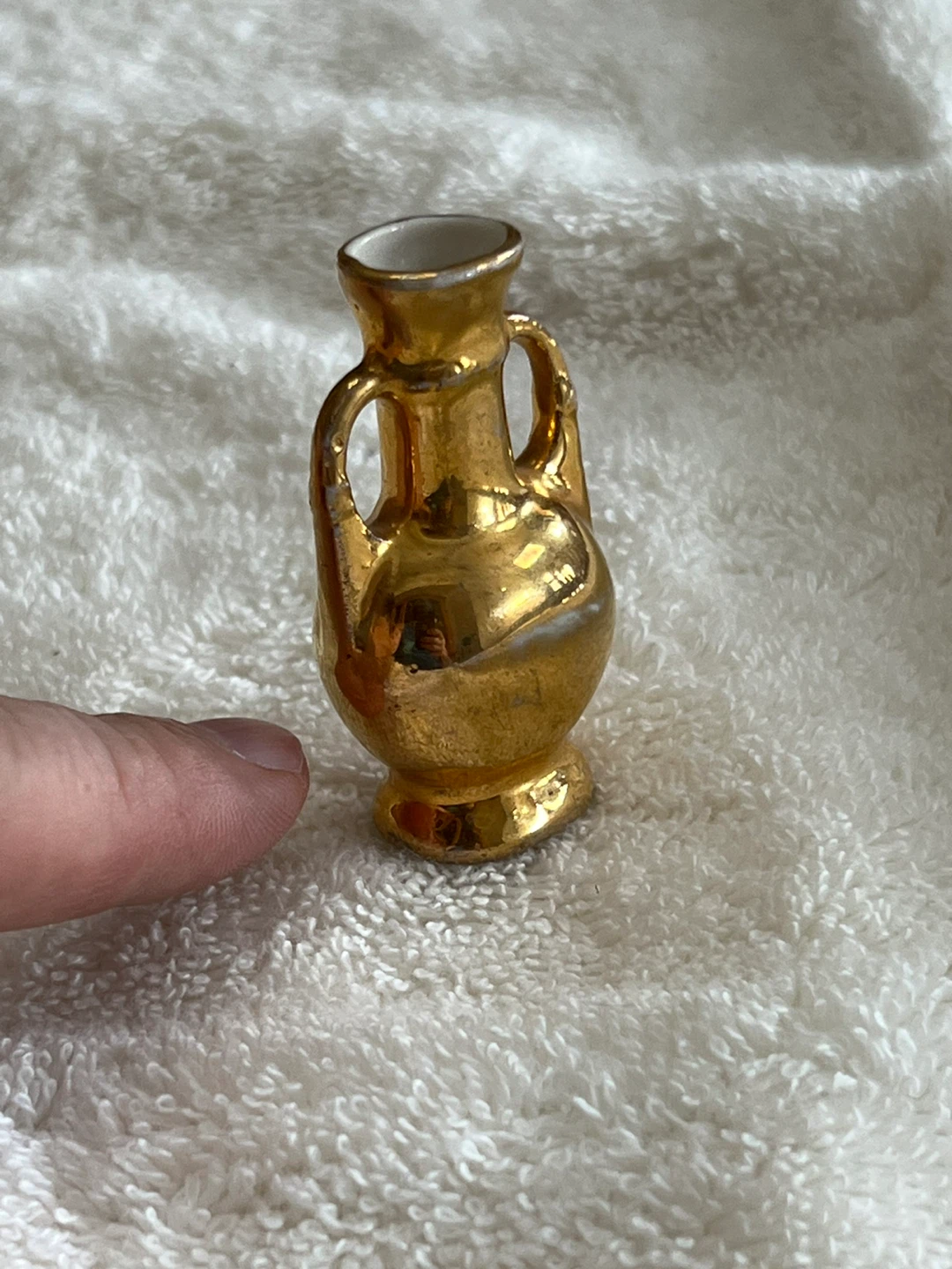 Miniature Porcelain Urn Vase - photo 4