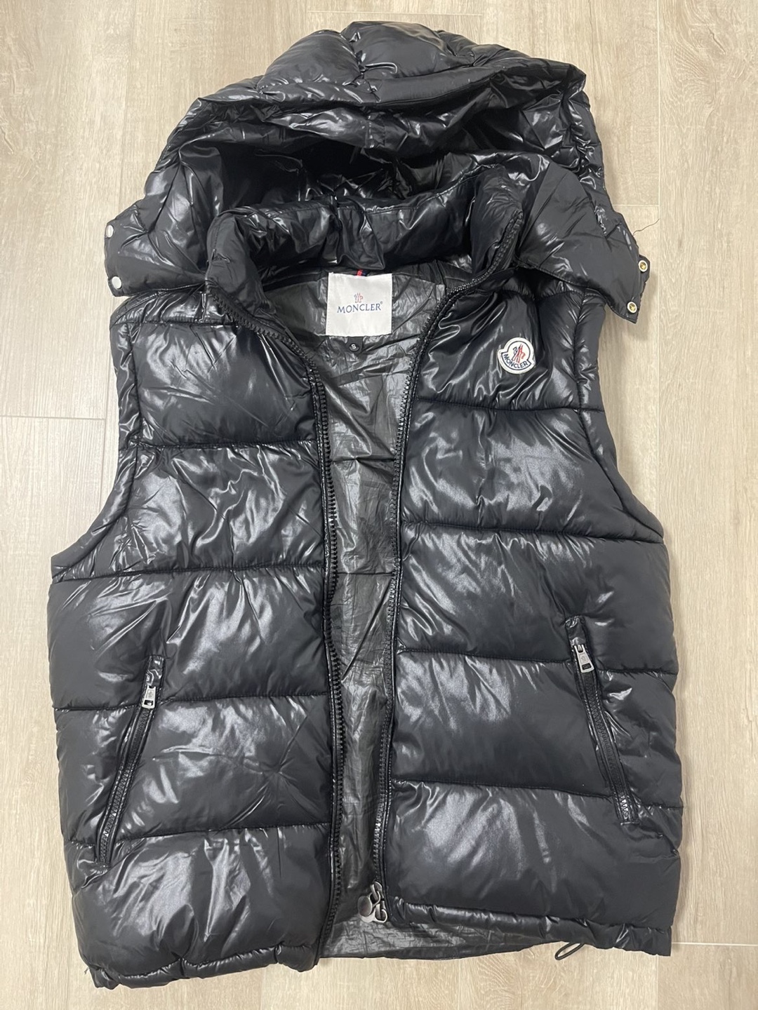 Moncler Black Down Puffer Vest