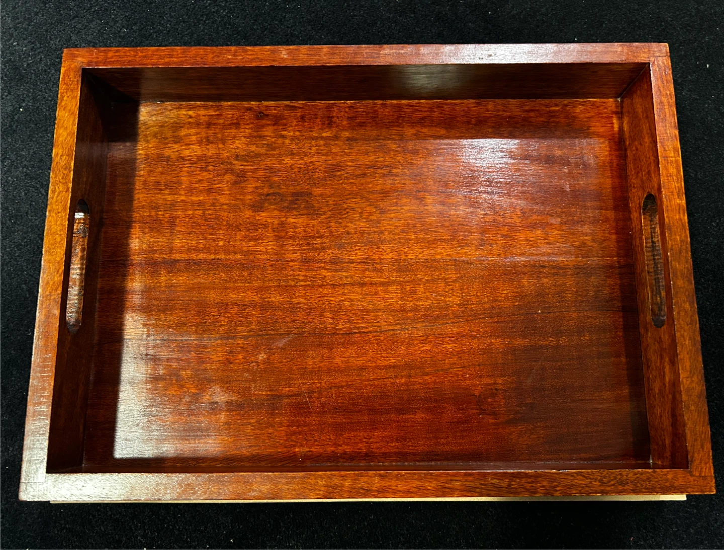 Wooden Serving Tray with Handles - photo 3