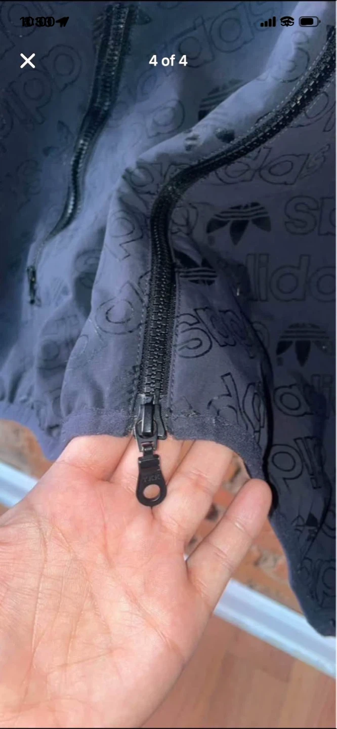 Adidas All Over Trefoil Print Hooded Jacket - photo 4