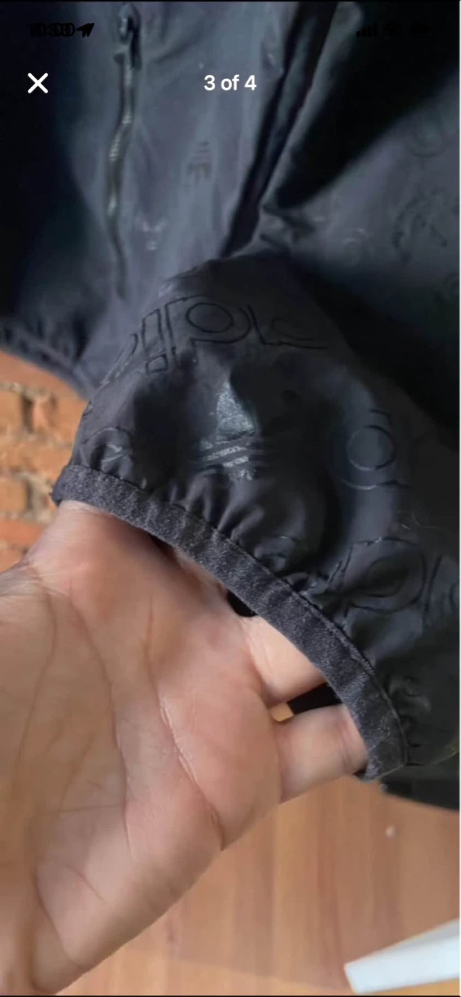 Adidas All Over Trefoil Print Hooded Jacket - photo 3