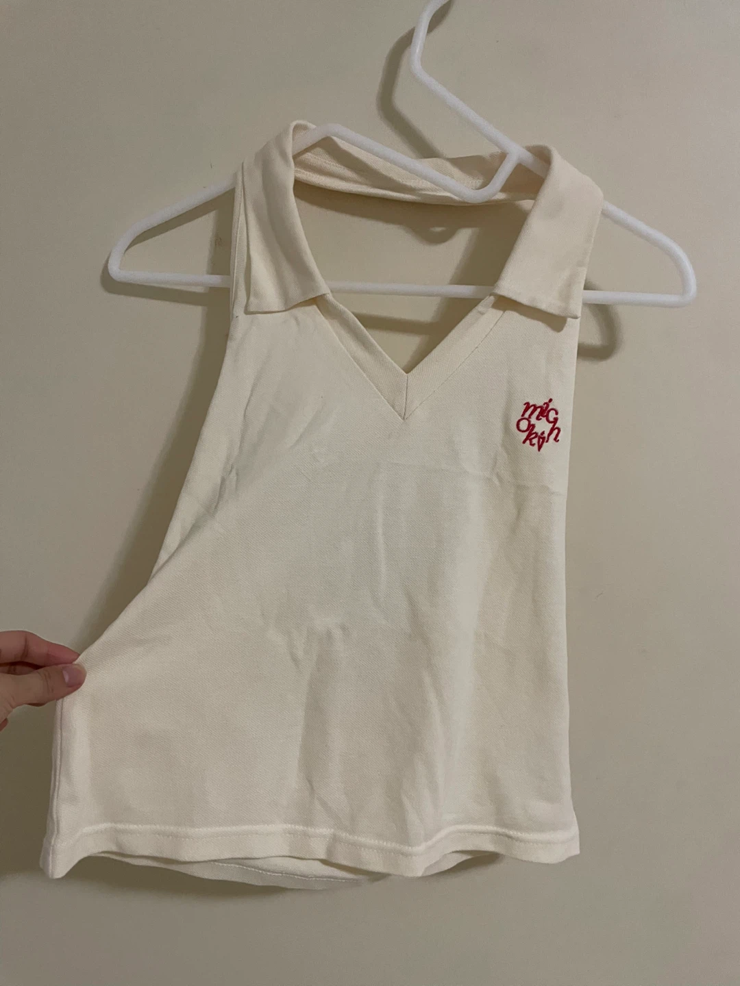 Totally new! Cream Halter Top