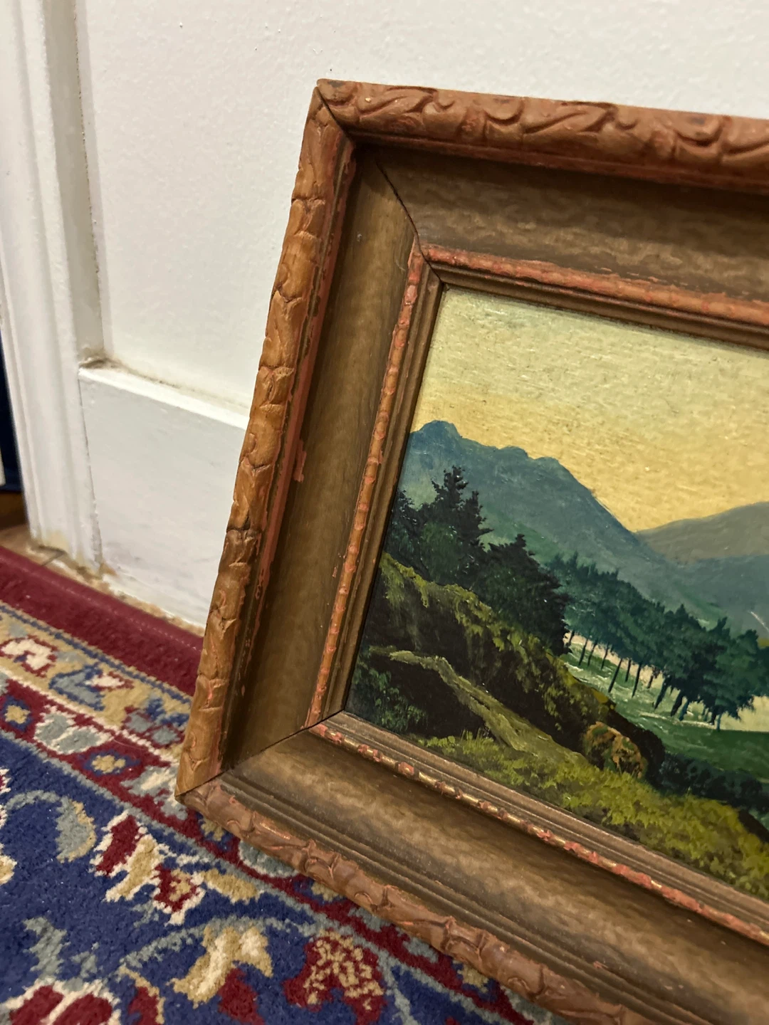 Framed Landscape Painting by A.V. Lawom - photo 4
