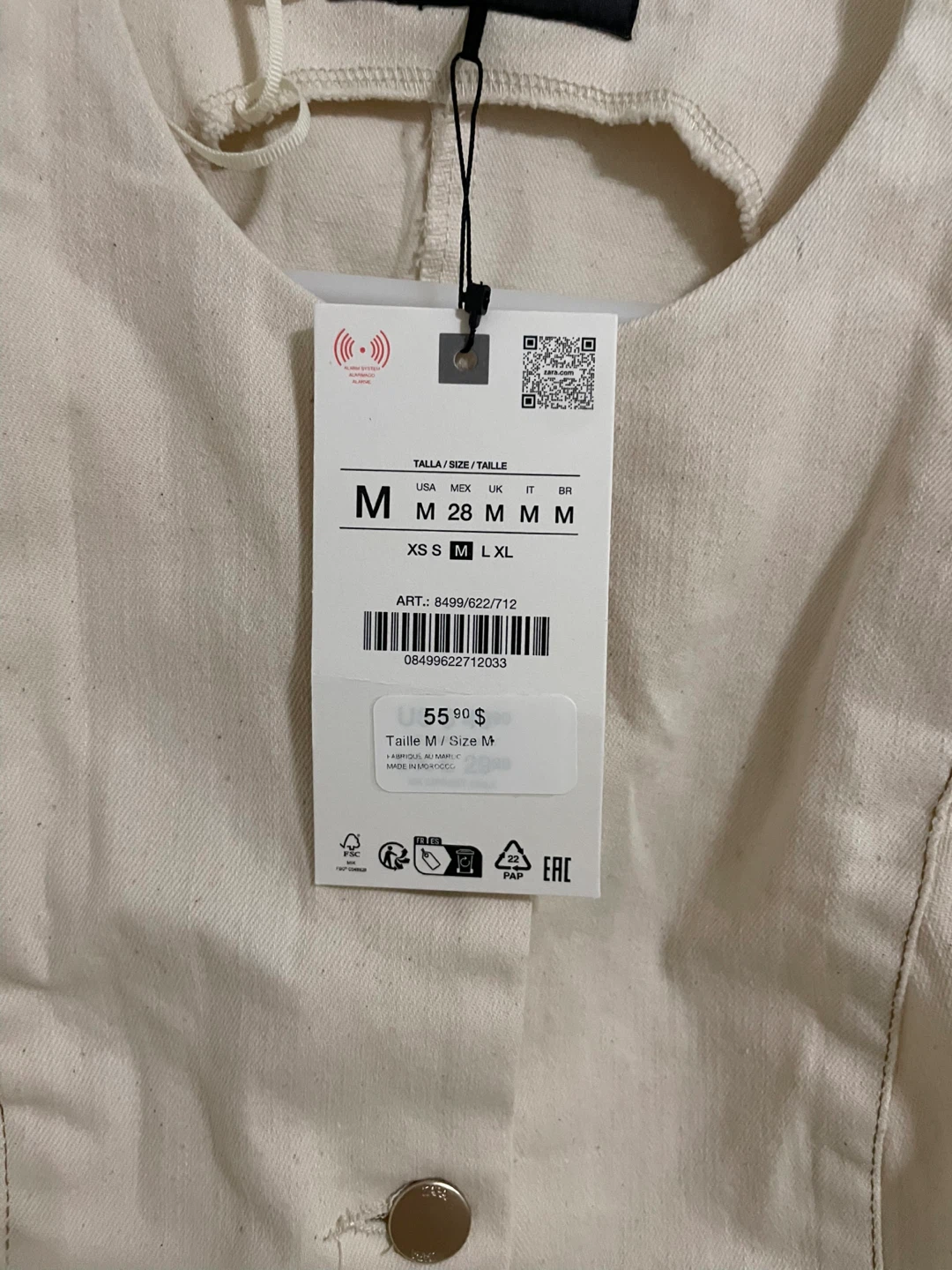 Zara Crop Tank Top Size M - photo 2
