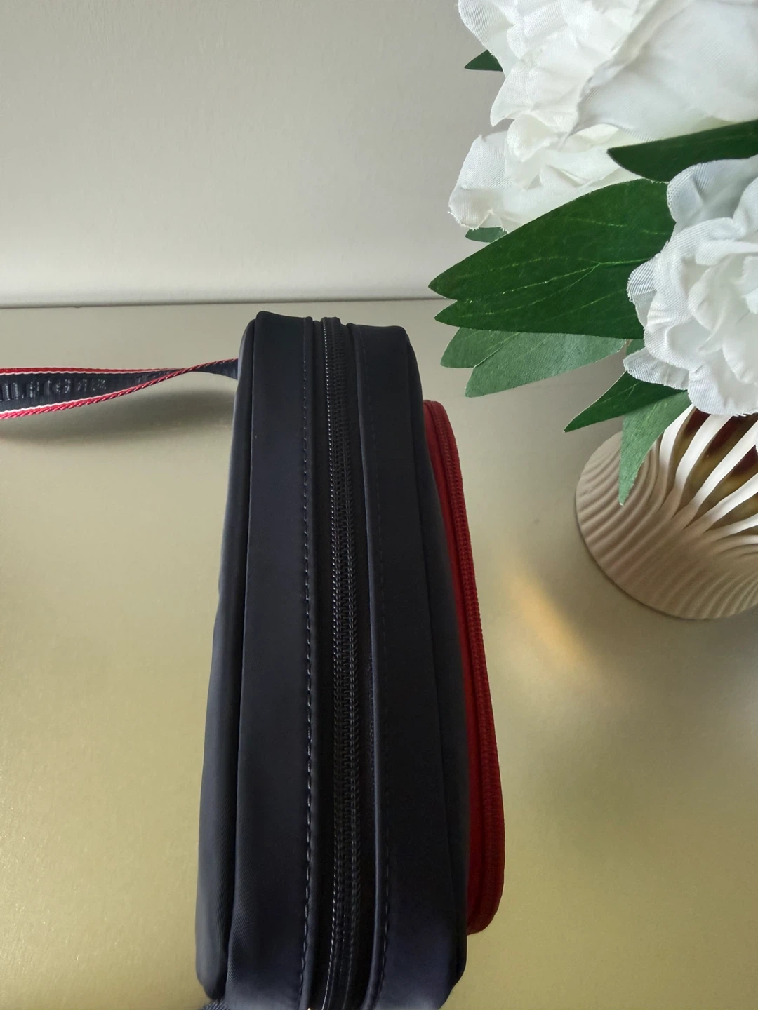 Tommy Hilfiger Navy Blue and Red Crossbody Bag - photo 5