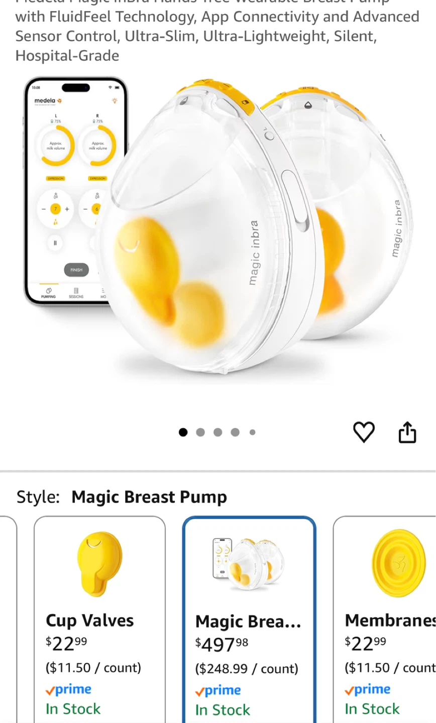 Medela Magic InBra Hands-free Wearable Breast Pump - photo 2