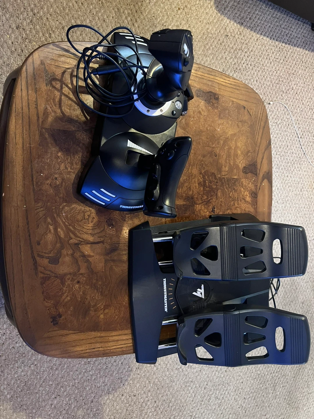 Thrustmaster HOTAS ONE Flight Stick and Pedals