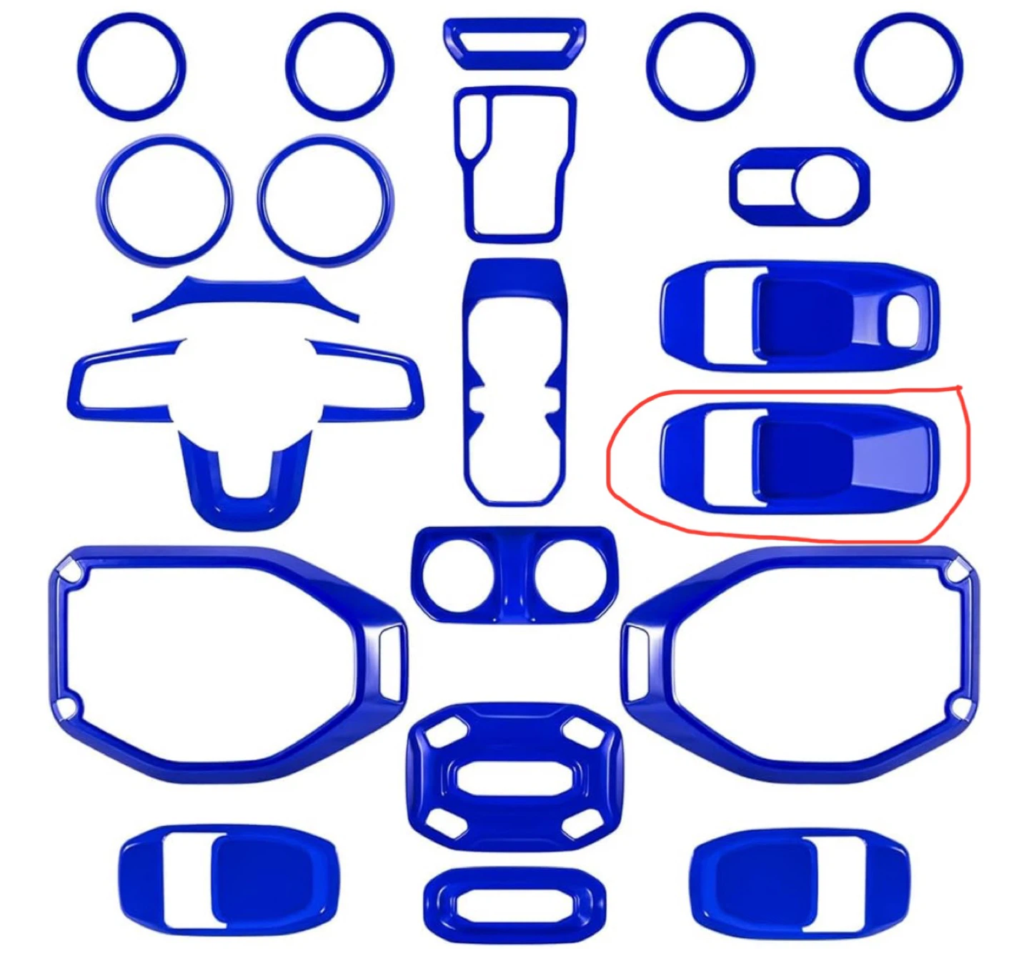 CARBON FIBER INTERIOR KIT! Jeep Wrangler JL JT 2018-2023 - photo 3