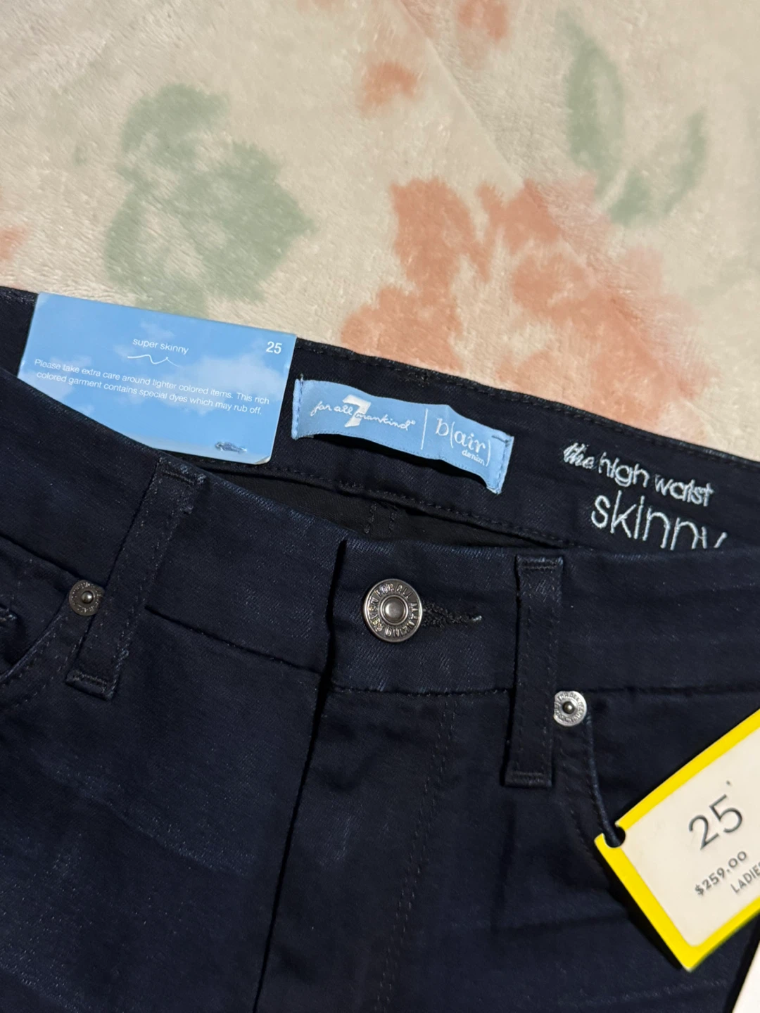 High Waist Skinny Jeans Size 25 - photo 2