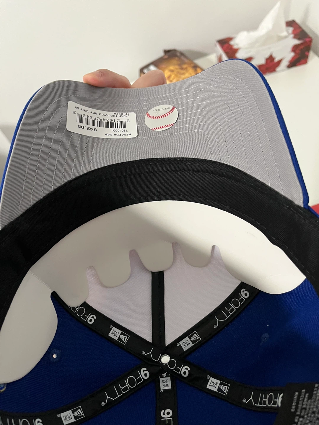 New Era Toronto Blue Jays 50th 9FORTY AF White / Light Royal - photo 5