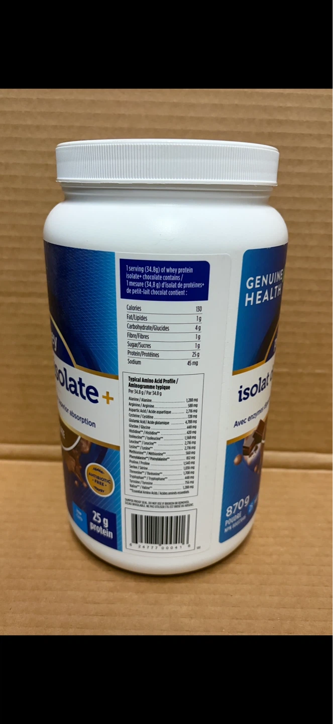 Genuine Health Whey Protein Isolate+ Chocolate Powder - photo 2