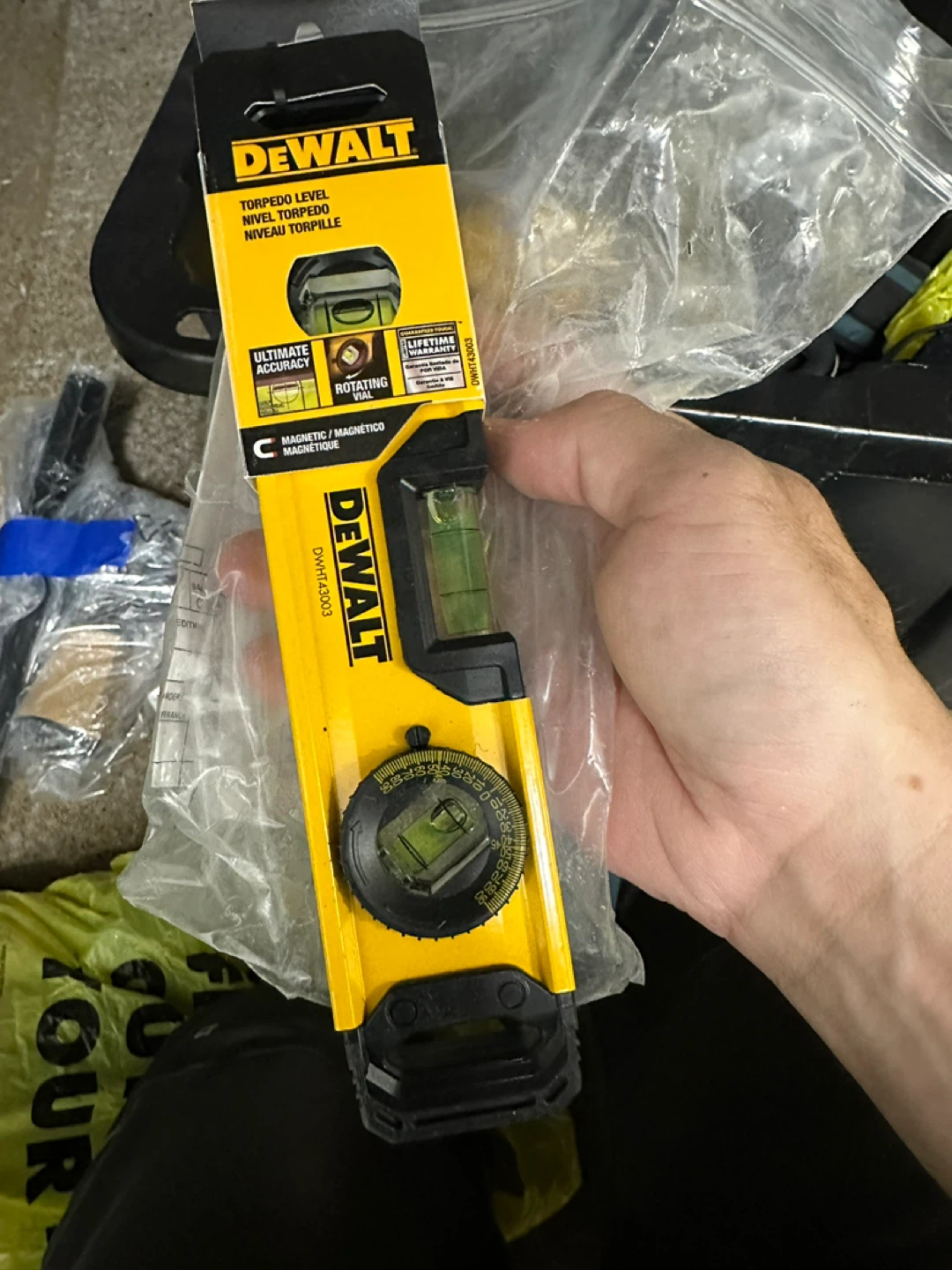 DeWalt Magnetic Torpedo Level
