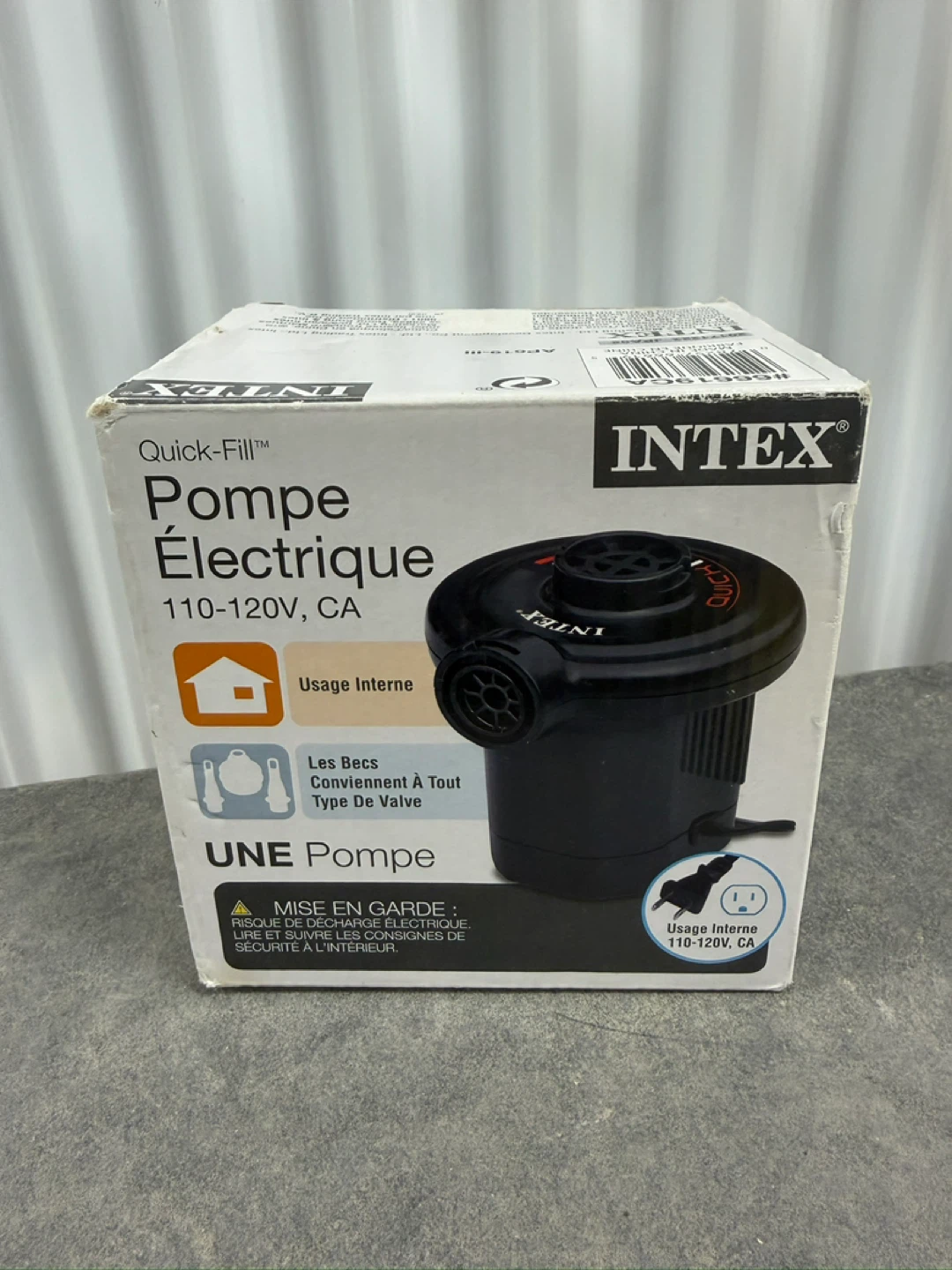 Intex Quick-Fill Electric Pump 110-120V