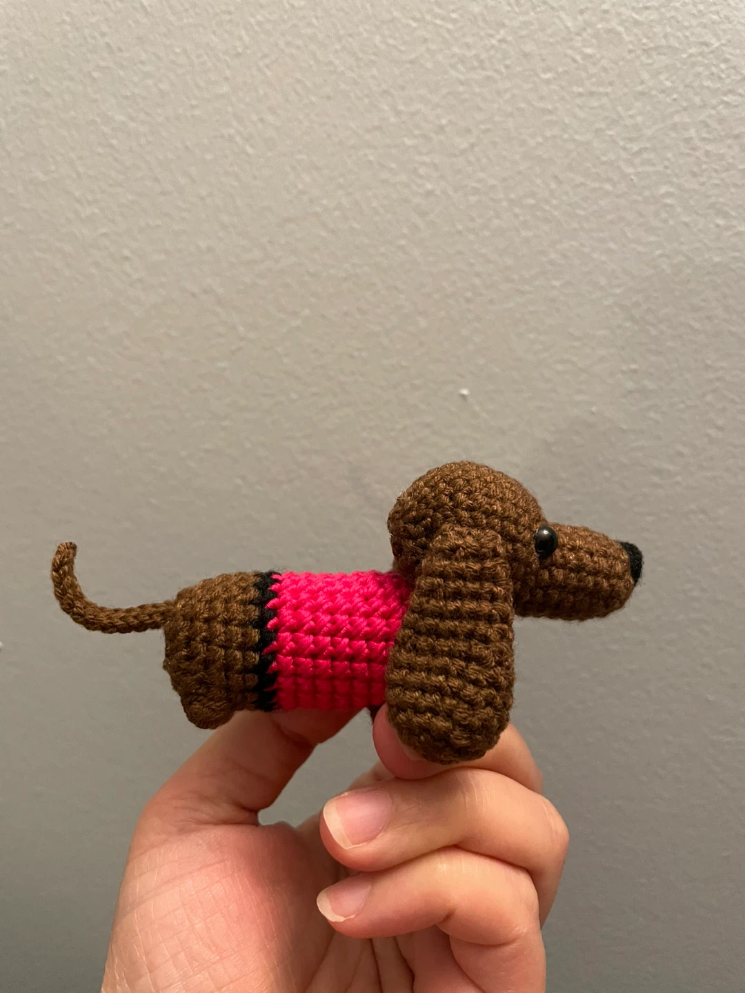 Crocheted Dachshund Dog Amigurumi - photo 4