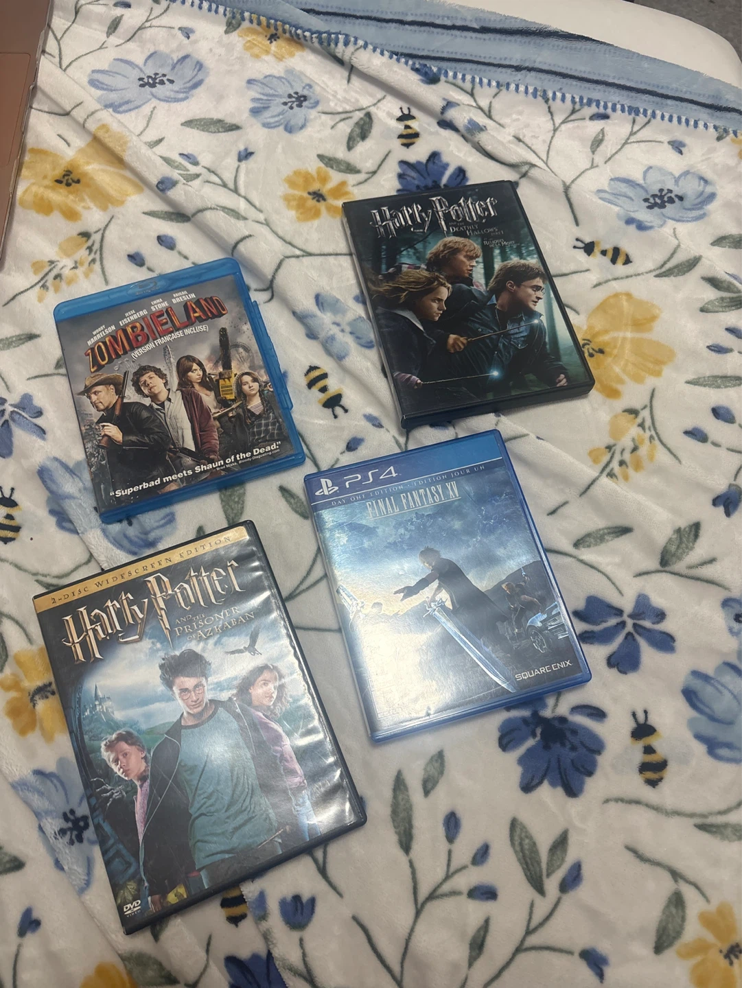 Zombieland, Harry Potter, Final Fantasy XV Blu-ray/DVD Set