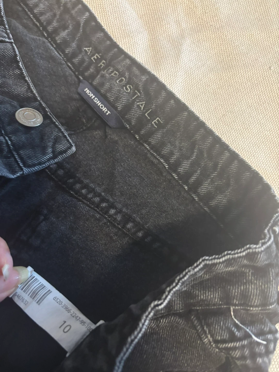 Aéropostale Black Mom Shorts Size 10 - photo 2