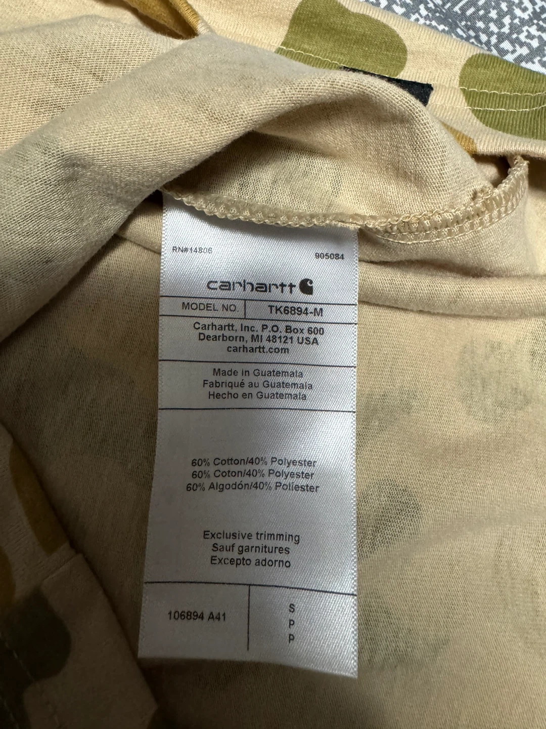 Brand new!Carhartt Relaxed Fit Camouflage  Size S - photo 3