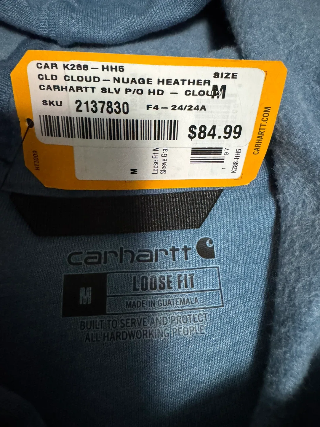 Brand new! Carhartt Hoodie size M Loose Fit - photo 2