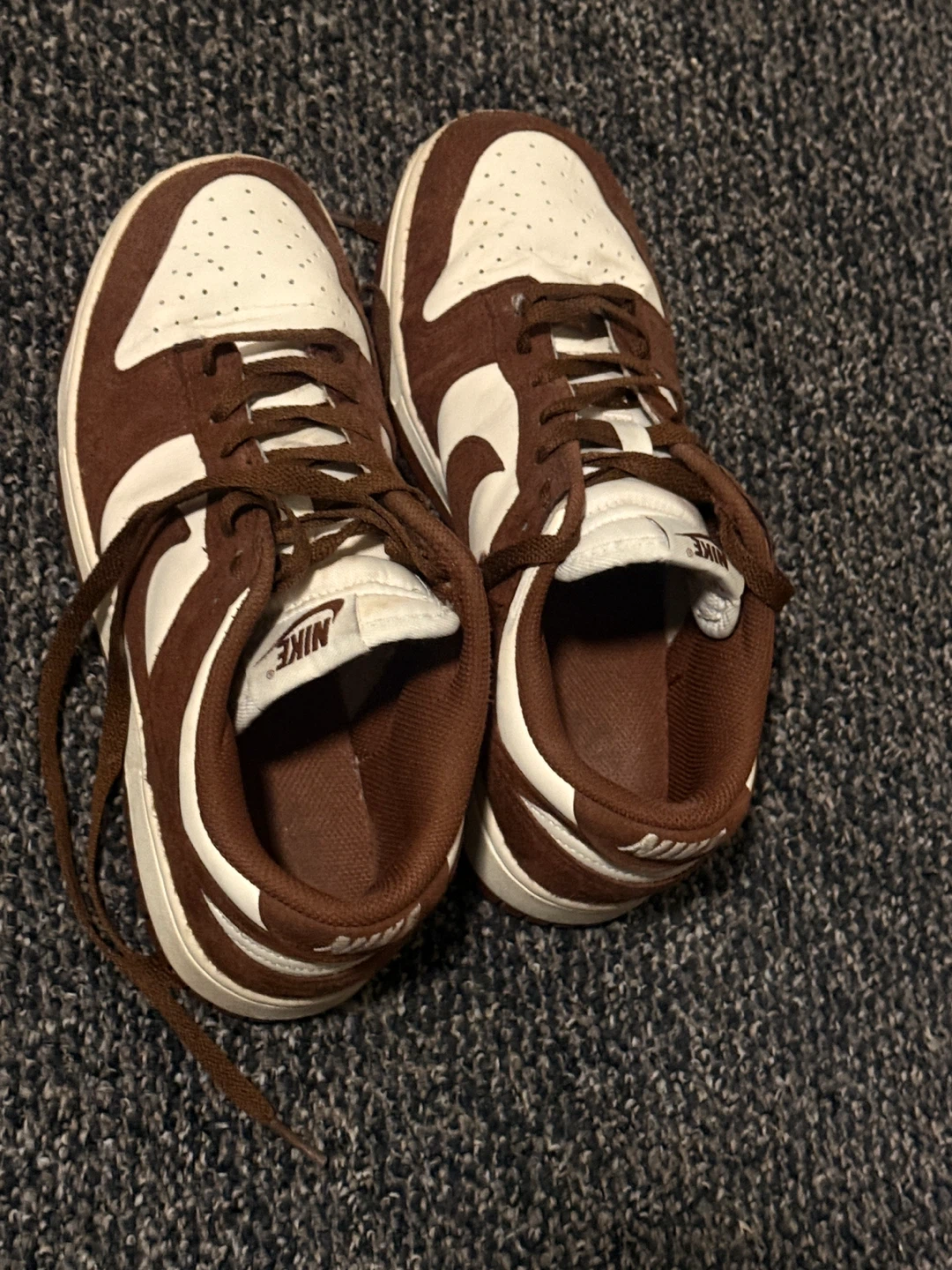 Nike Dunk Low Brown White Sneakers - photo 4