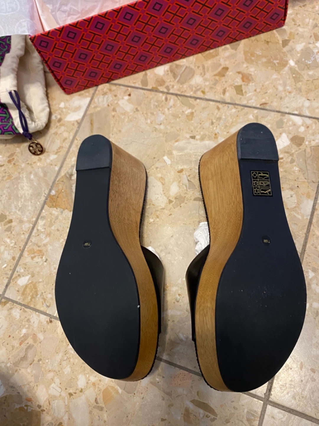 Tory Burch Patty Wedge Slides (Size 7.5) *NEW* - photo 5