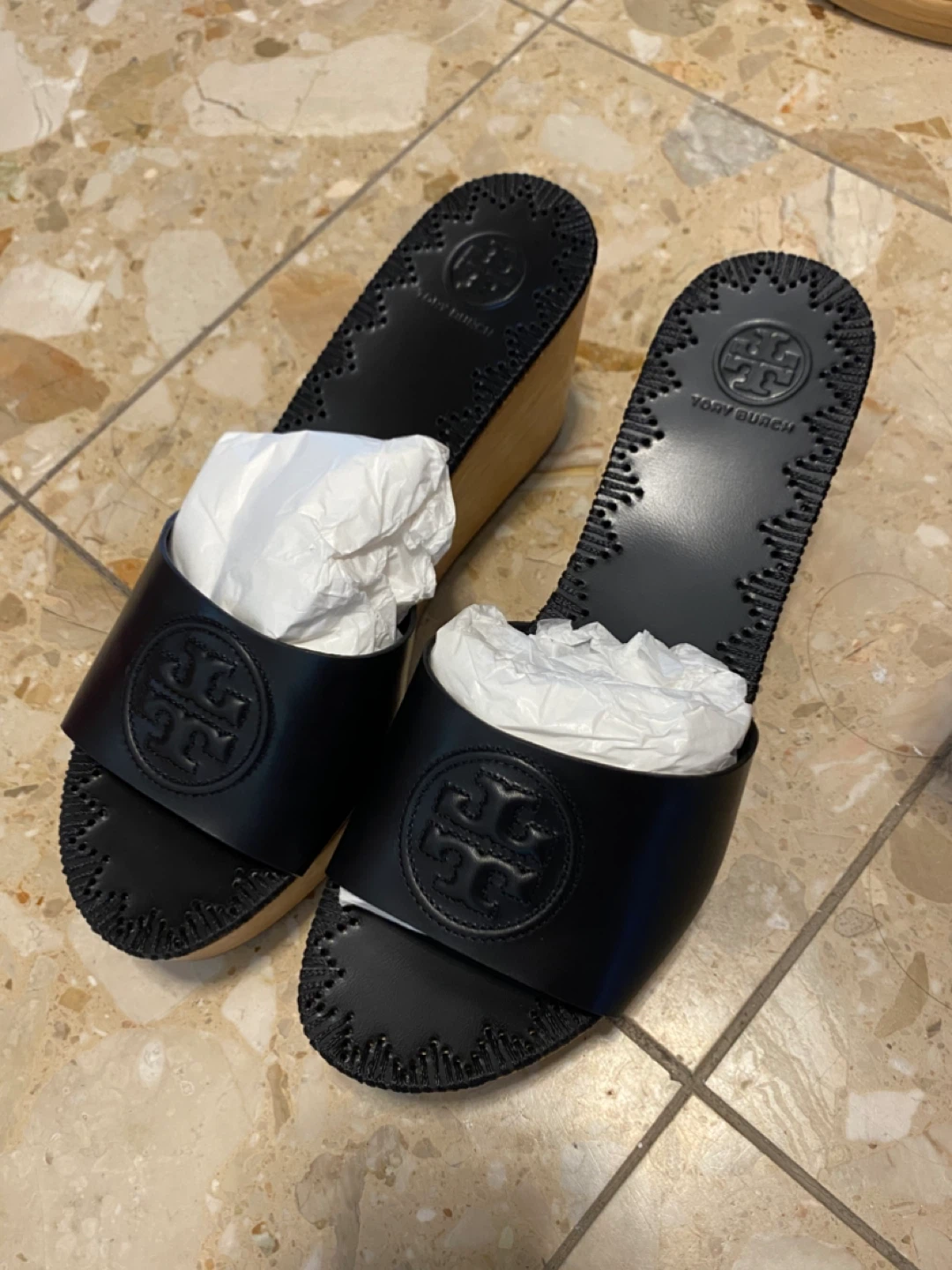 Tory Burch Patty Wedge Slides (Size 7.5) *NEW* - photo 4