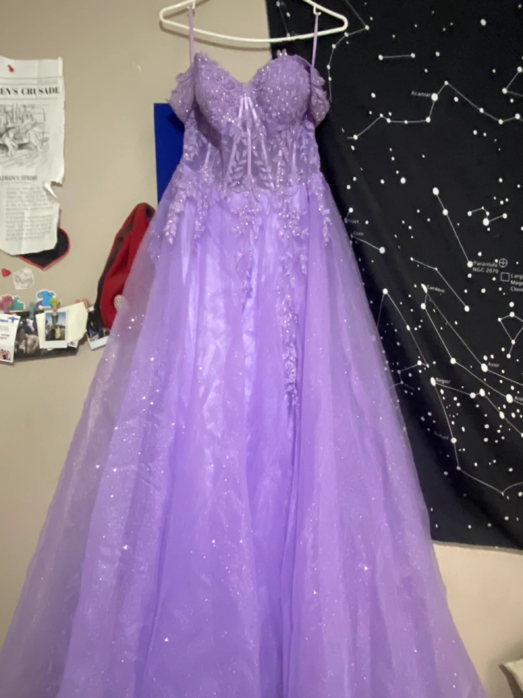 Purple prom dress - photo 3