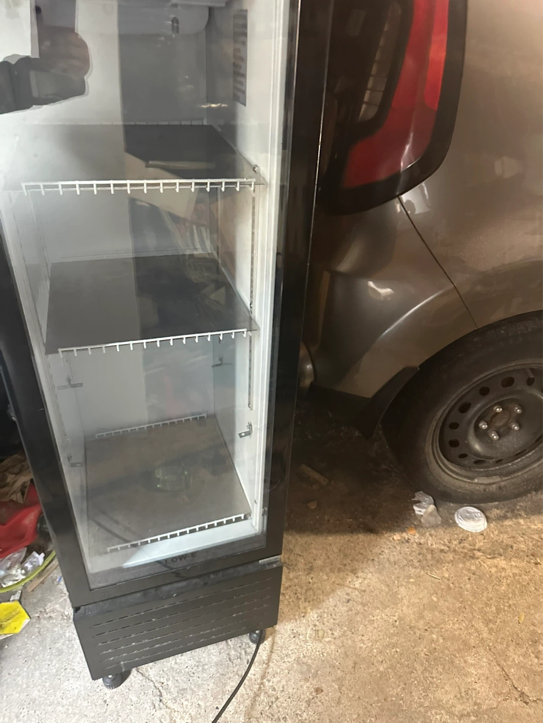 Black Commercial Display Fridge Cooler - photo 4