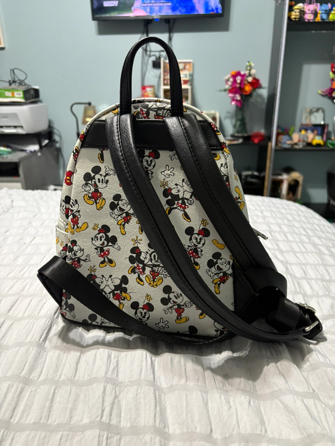 Loungefly Mickey Mouse and Minnie Mouse Mini Backpack - photo 3