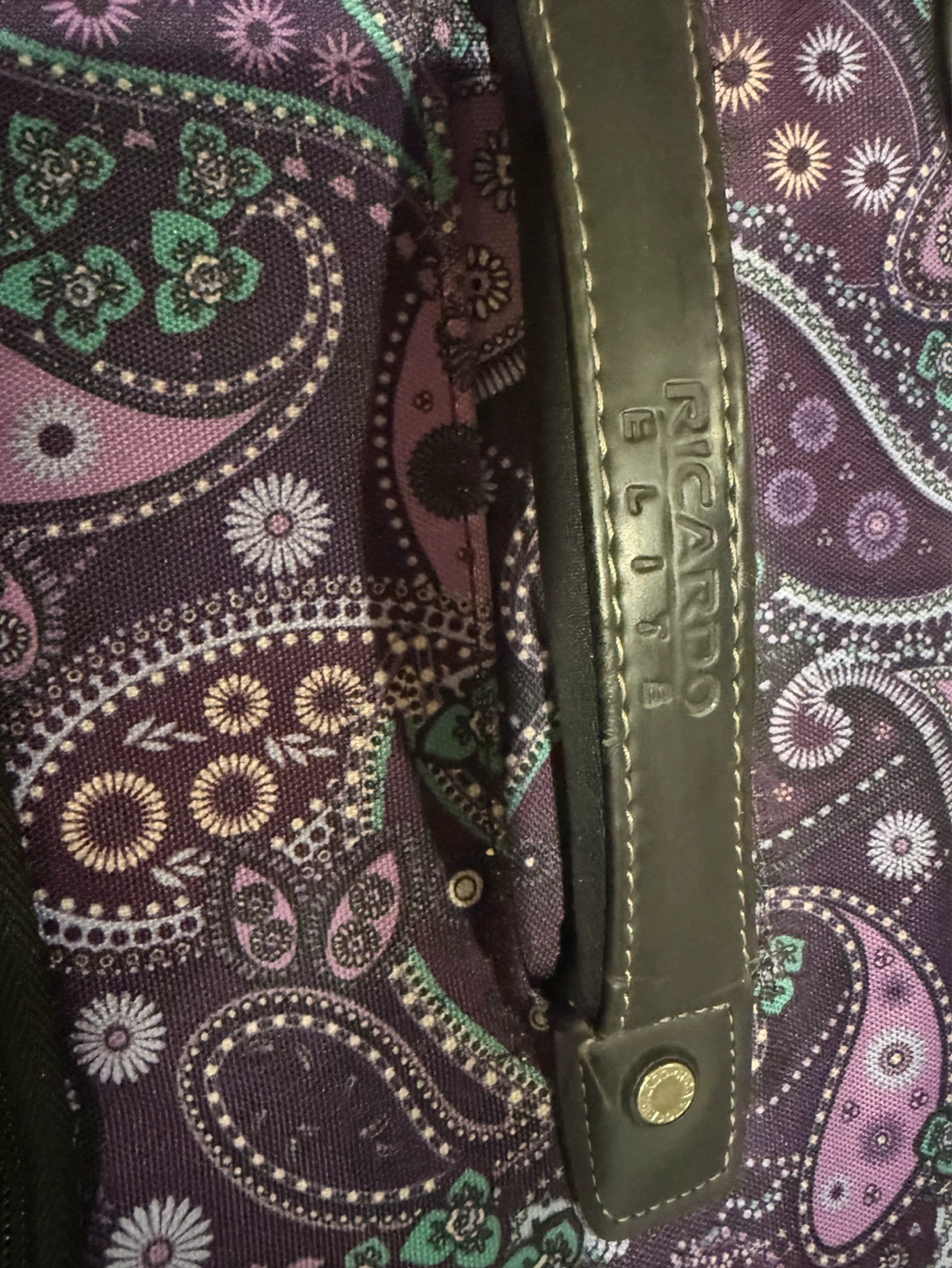 Ricardo Beverly Hills Paisley Rolling Suitcase - photo 4