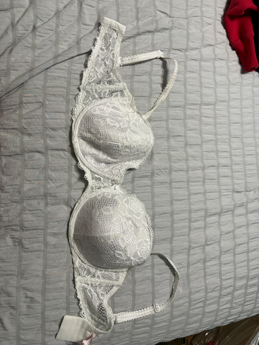 White Lace Push-Up Bra