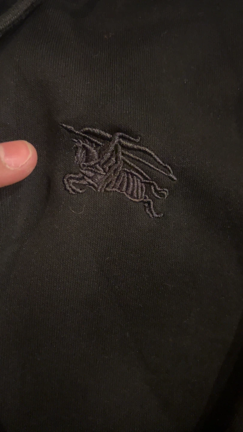 Black Burberry zip up - photo 2