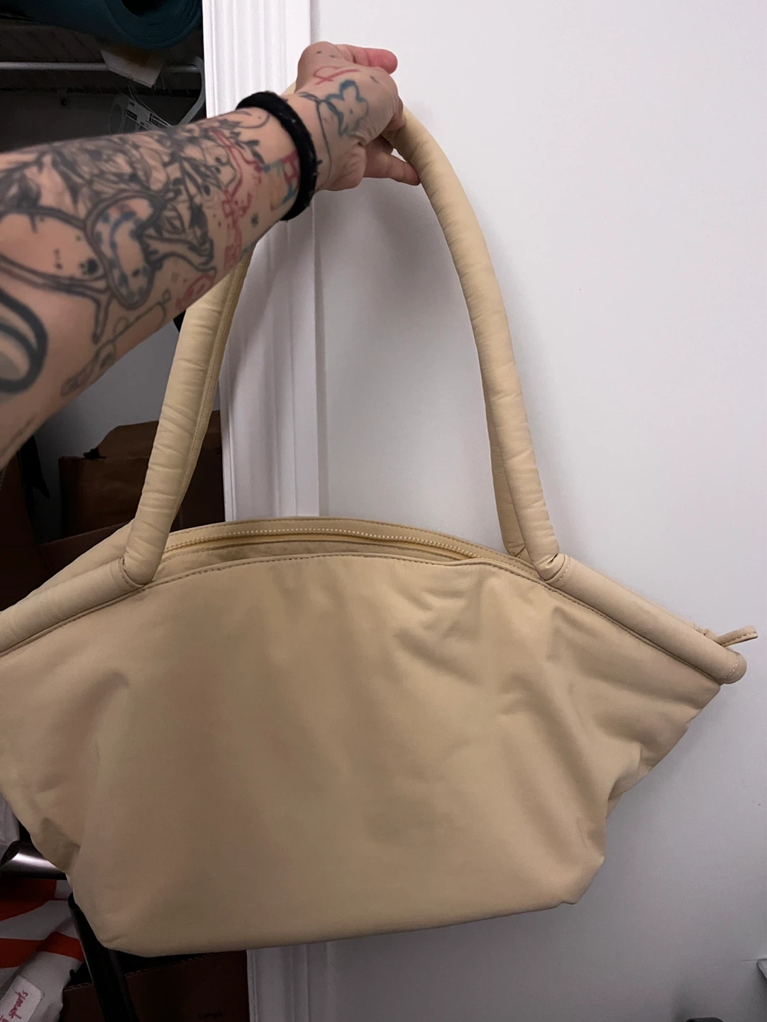 Ölend Haku Yellow Puffy Tote Bag - photo 5