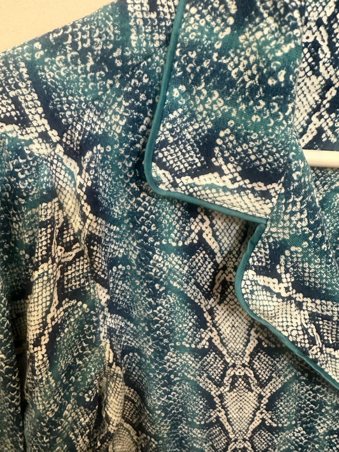 George Sleepwear Snake Print Pajama Top S/P - photo 2