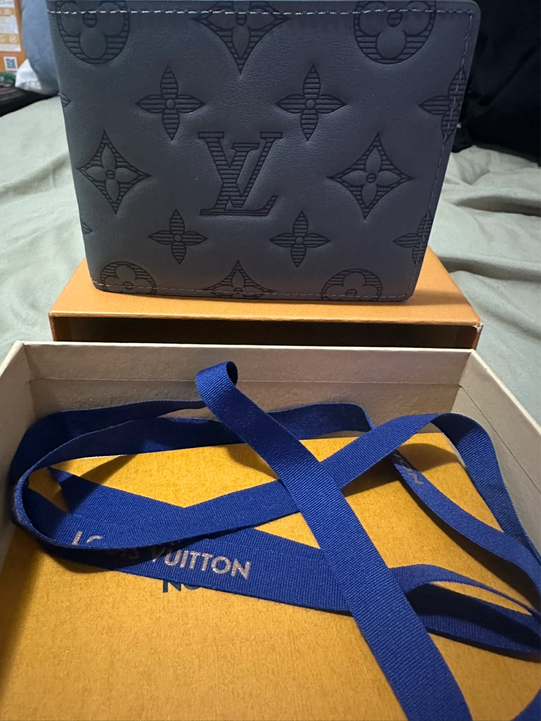 Louis Vuitton Monogram Bifold Wallet Grey
